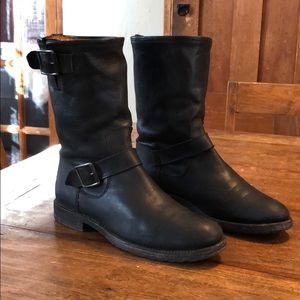 Frye Veronica Short Black Women’s Moto Boots